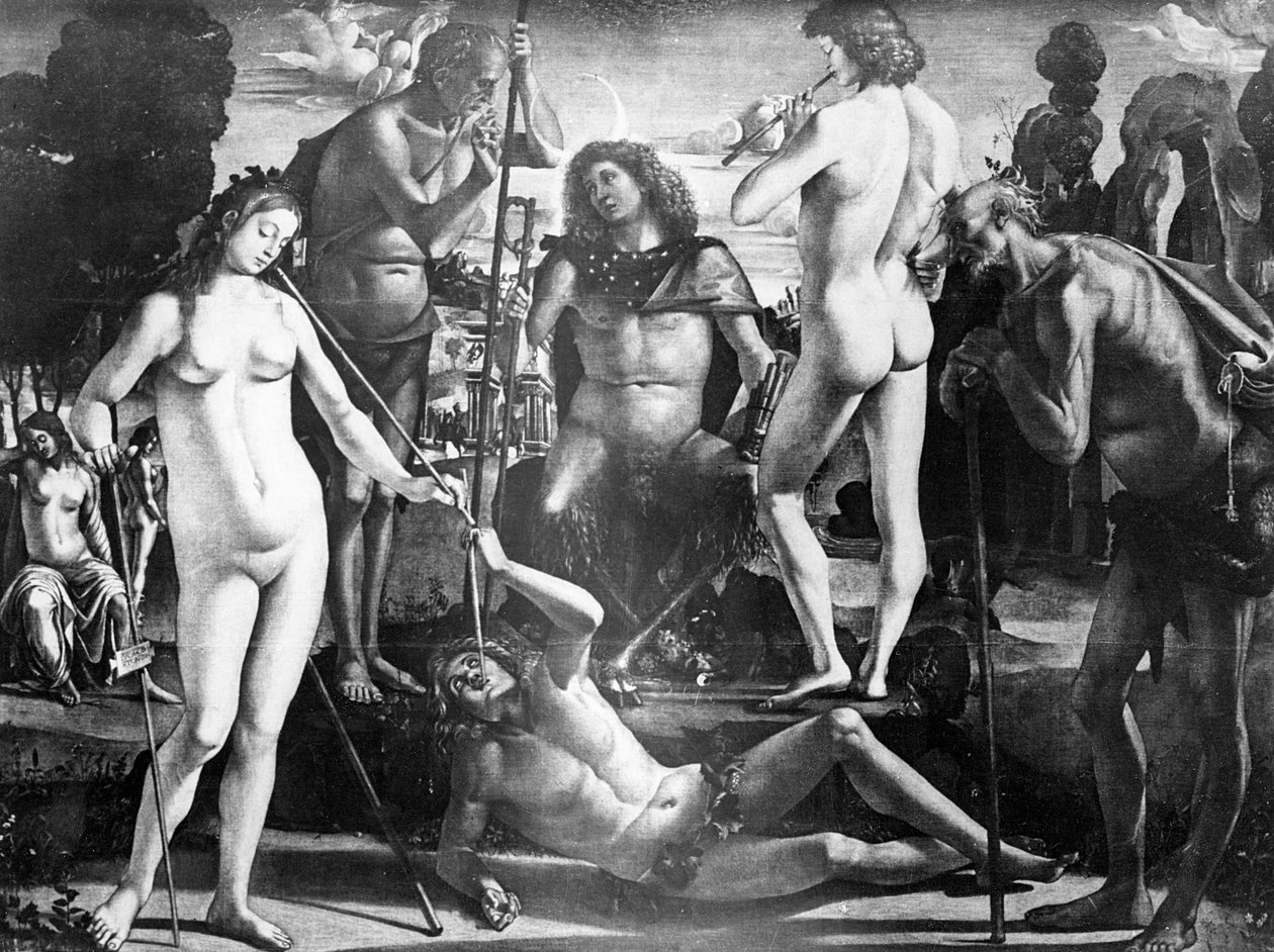潘法院，c.1484 作者 卢卡·西诺雷利（Luca Signorelli）