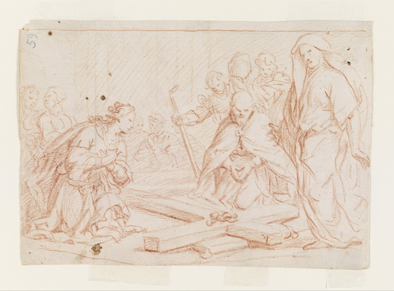 十字架的发现 作者 卢卡·乔丹奴（Luca Giordano）