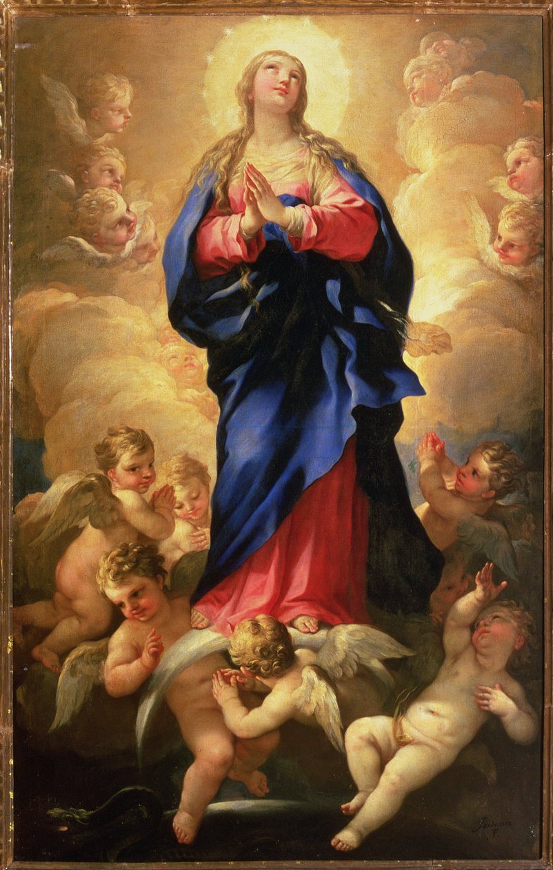圣母领养 作者 卢卡·乔丹奴（Luca Giordano）