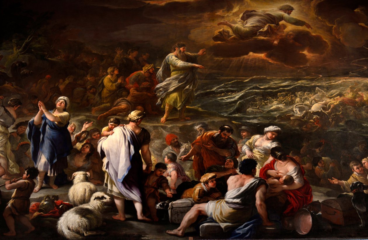 分裂的红海 作者 卢卡·乔丹奴（Luca Giordano）