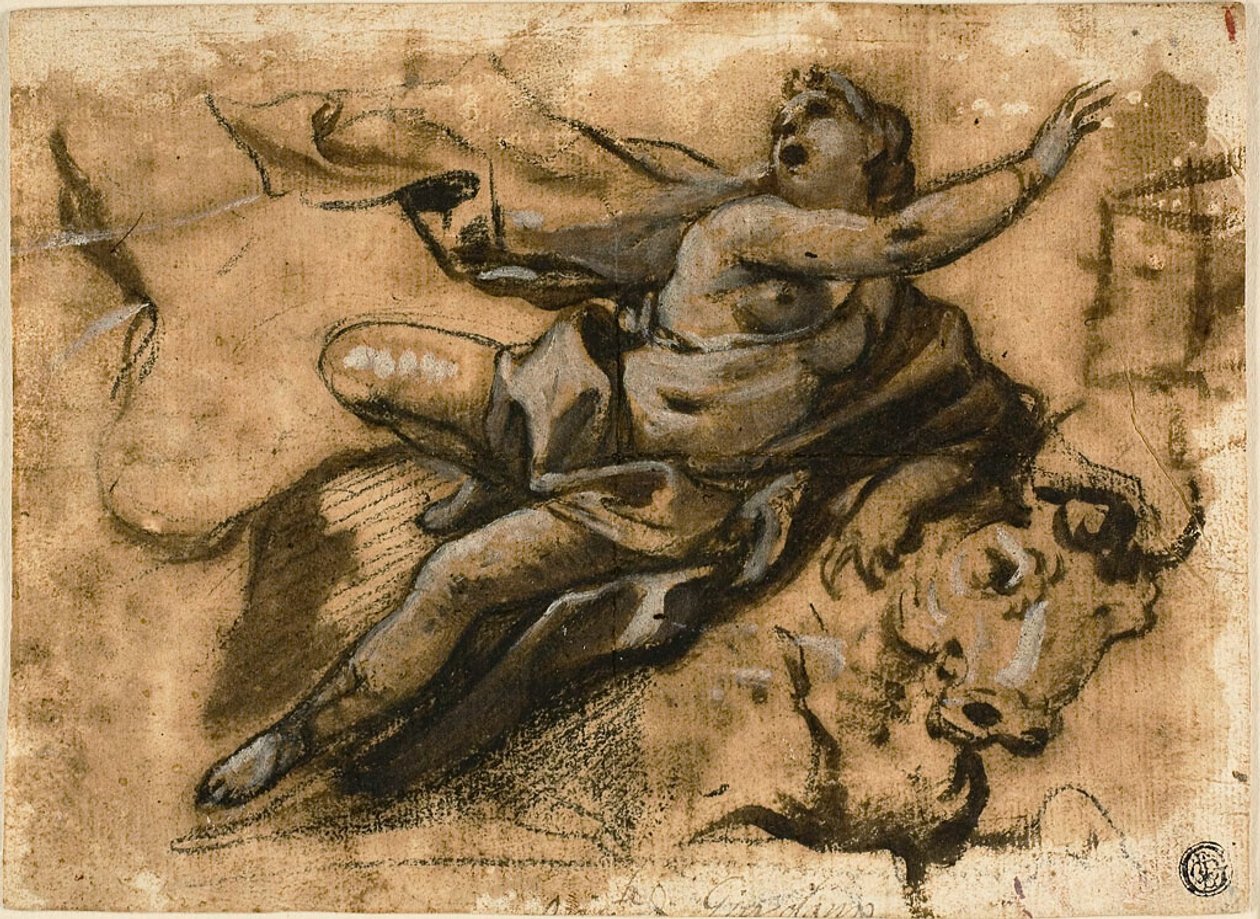 强奸欧罗巴 作者 卢卡·乔丹奴（Luca Giordano）