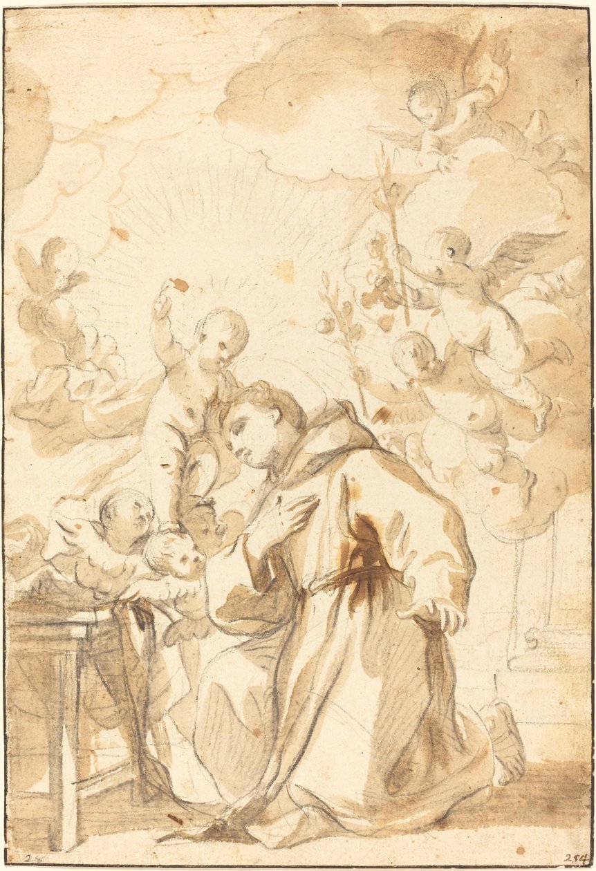 帕多瓦的圣安东尼 作者 卢卡·乔丹奴（Luca Giordano）