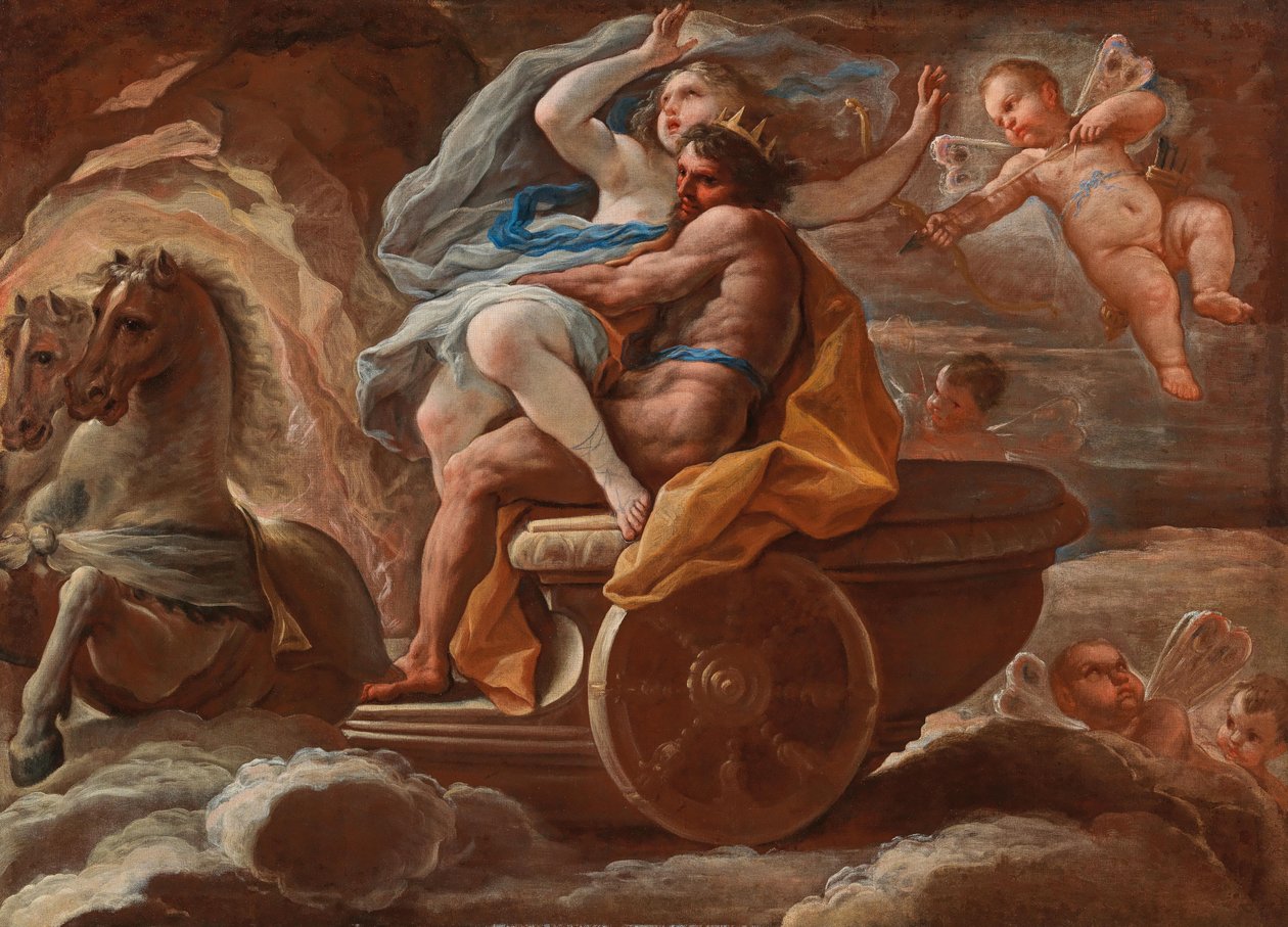 The Abduction of Proserpina, ca 1689. 作者 卢卡·乔丹奴（Luca Giordano）