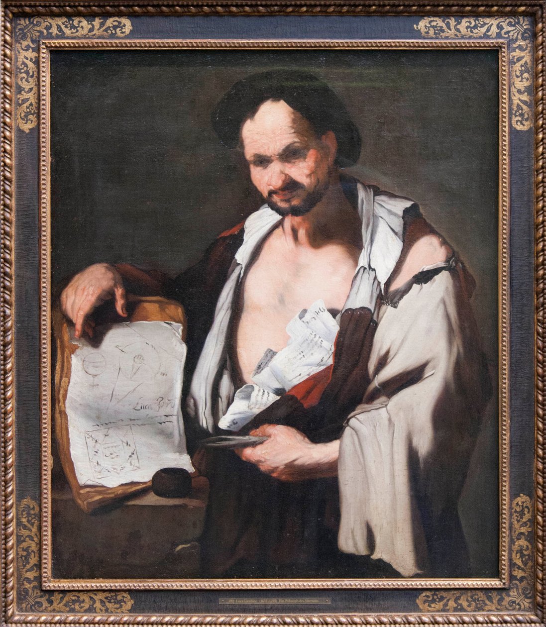 哲学家米利都的泰勒斯 作者 卢卡·乔丹奴（Luca Giordano）