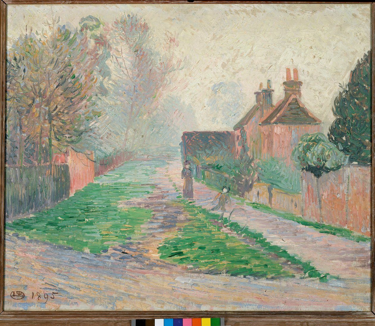 十一月的早晨，艾平 作者 卢西安·皮萨罗（Lucien Pissarro）