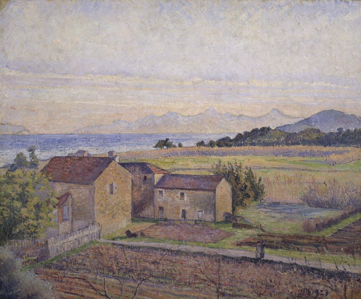 博尔姆斯公路站 作者 卢西安·皮萨罗（Lucien Pissarro）