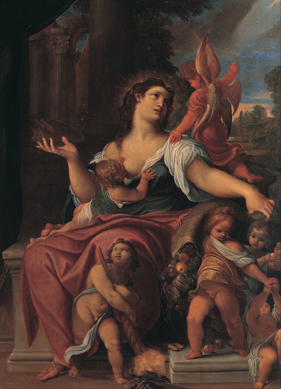 普罗维登斯的寓言 作者 卢多维科·卡拉奇（Ludovico Carracci）
