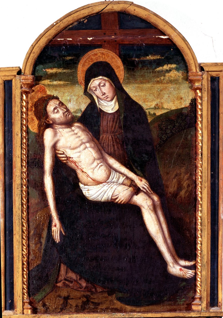 Pieta（沉积）（绘画 作者 卢多维科·布雷亚（Ludovico Brea）