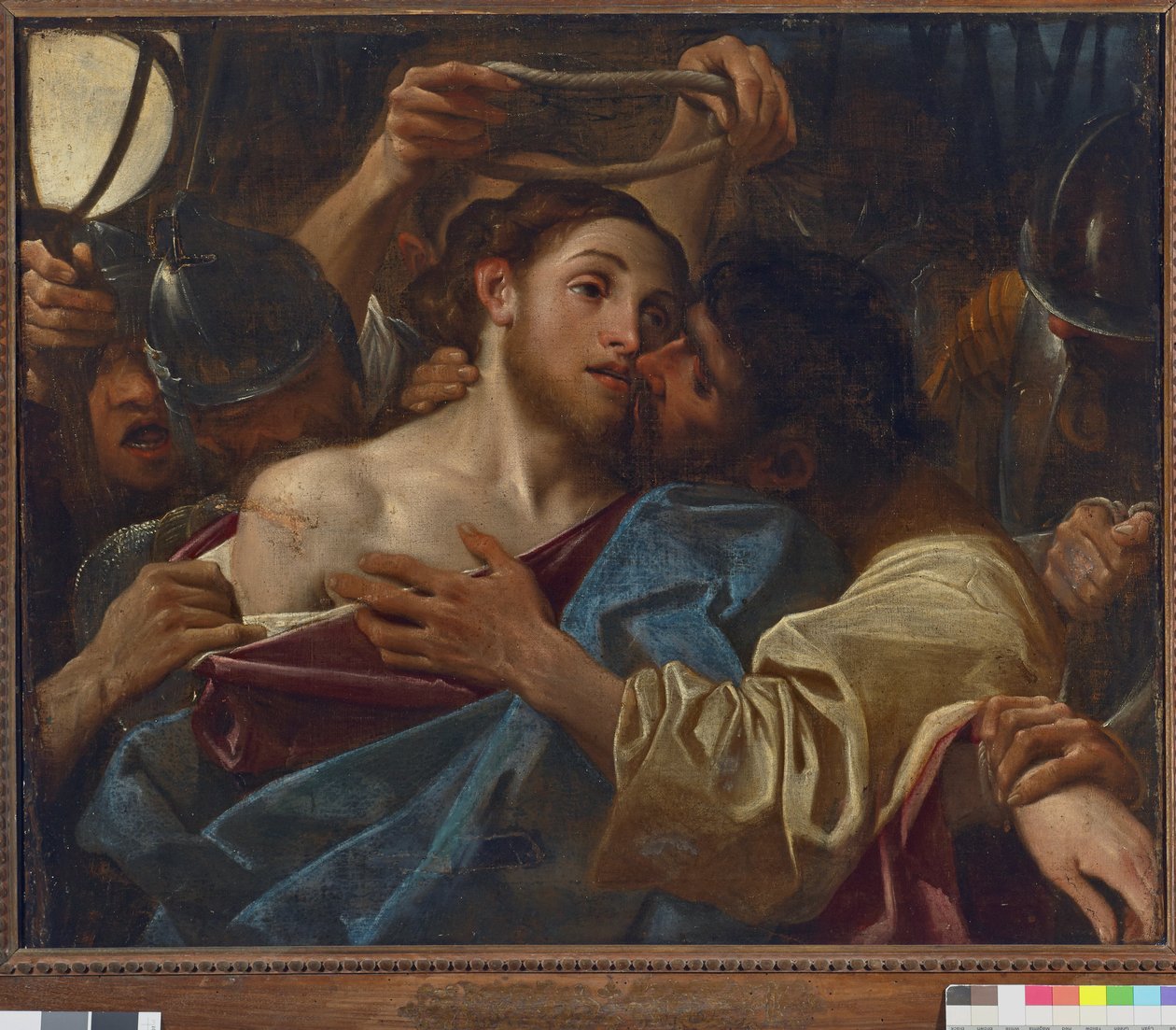 犹大之吻（布面油画 作者 卢多维科·卡拉奇（Ludovico Carracci）