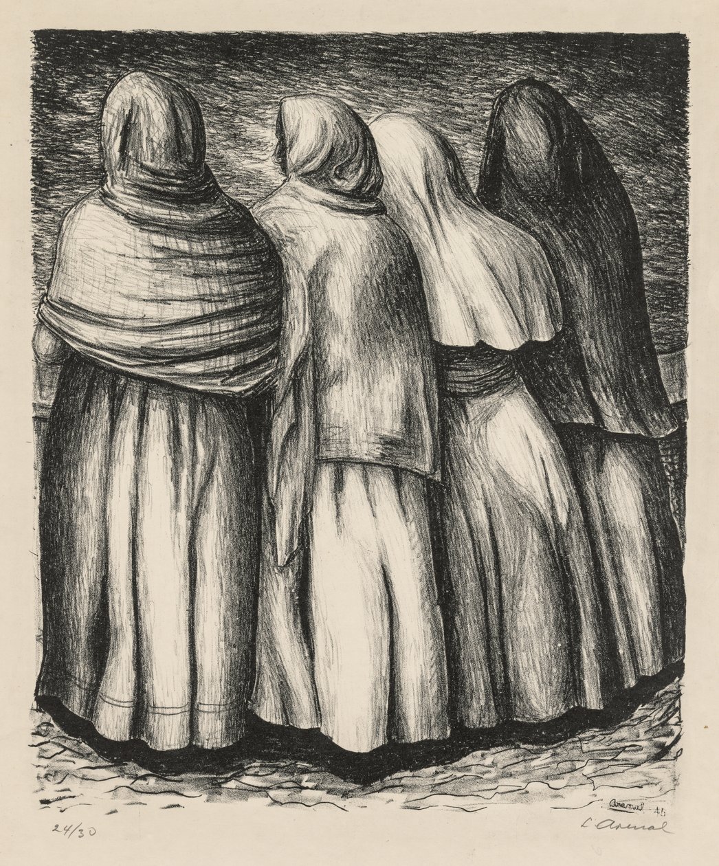 女性形象女性形象，1945年。 作者 路易斯·阿雷纳尔