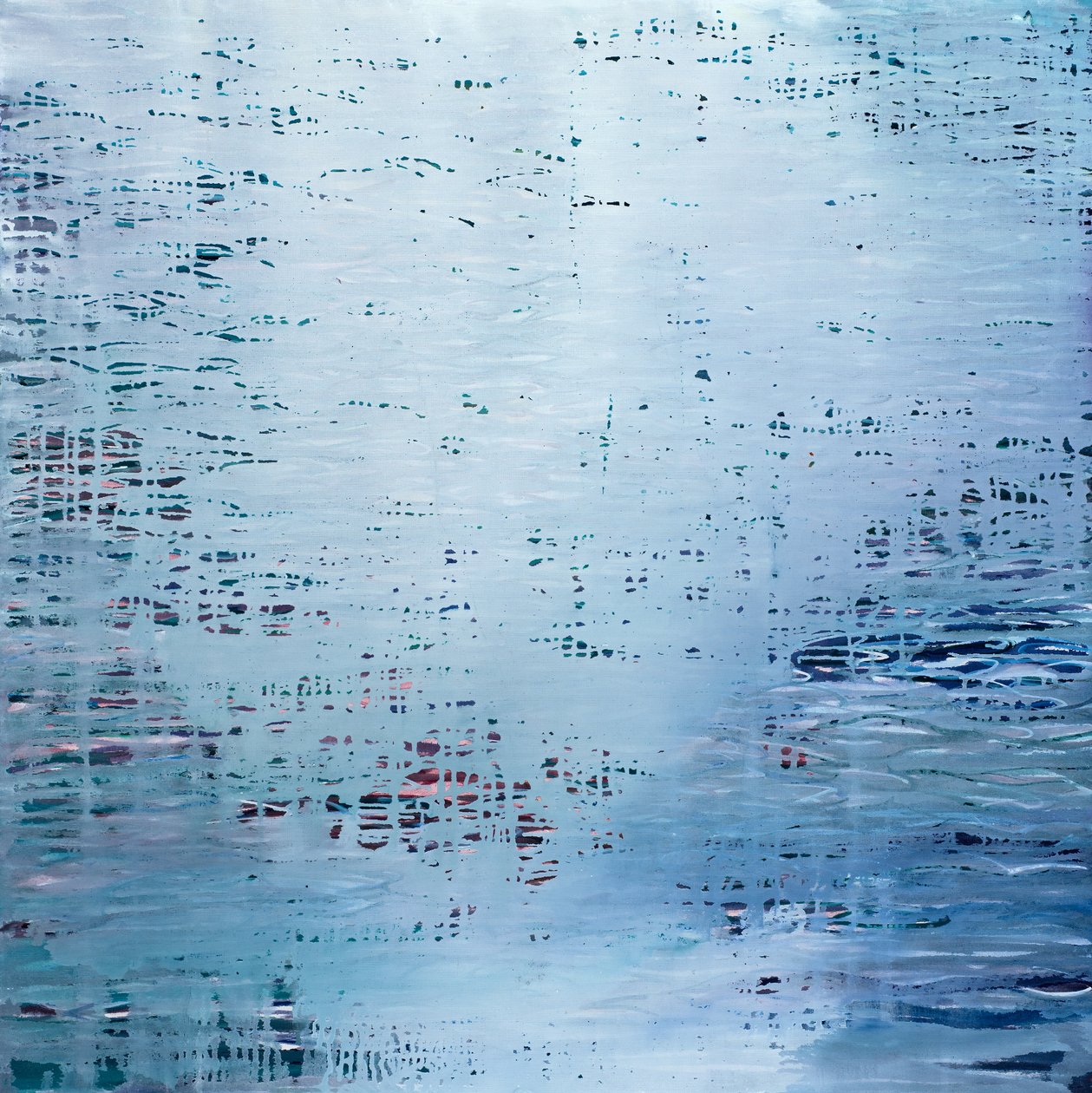 恒河 11, 2018（布面油画） 作者 卢克·艾尔维斯