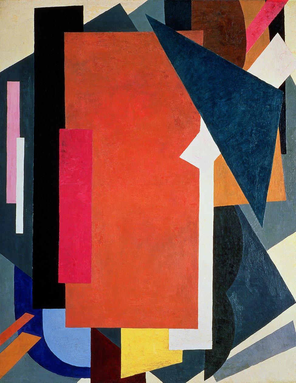 Painterly Architectonics，1916-17 作者 柳博夫·谢尔盖维娜·波波娃