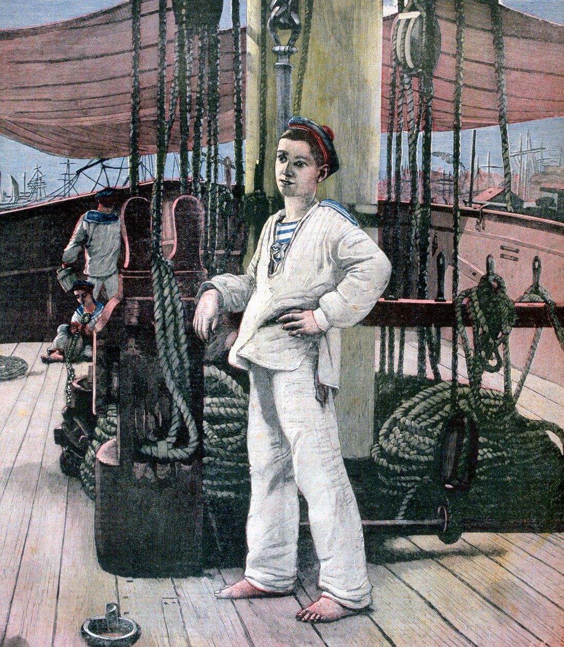 木屋男孩》，1891年 作者 布伦