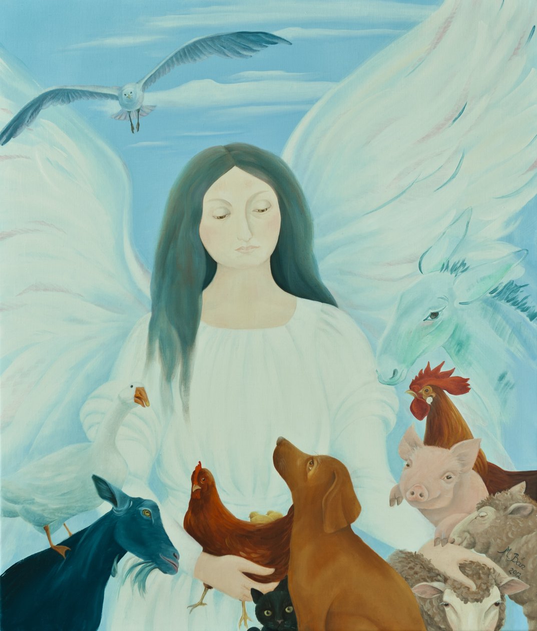 保护天使，2012年 作者 玛格朵娜·班（Magdolna Ban）