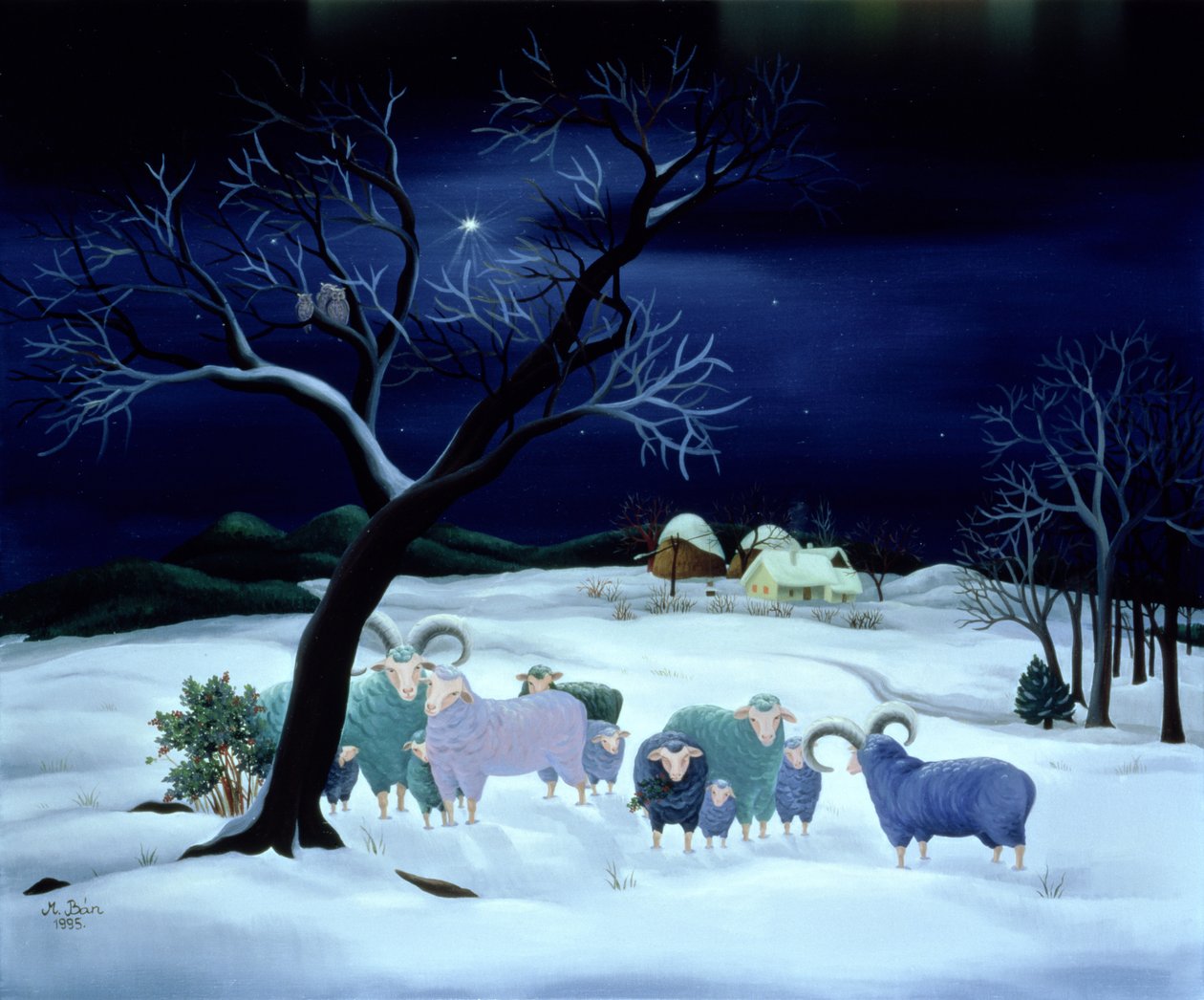 沉默的夜晚，神圣的夜晚，1995年 作者 玛格朵娜·班（Magdolna Ban）
