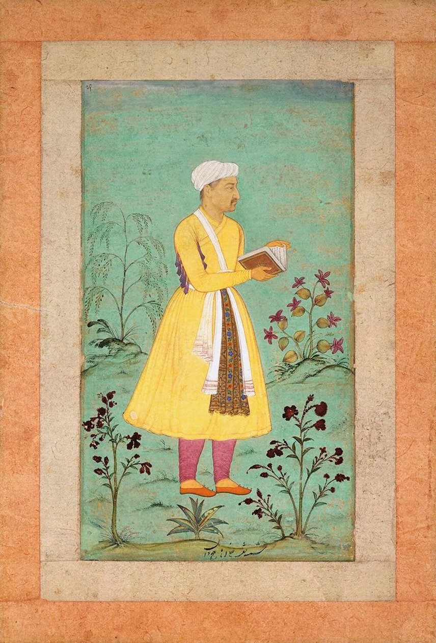 Nakib Khan的肖像，17世纪初。 作者 马诺哈尔
