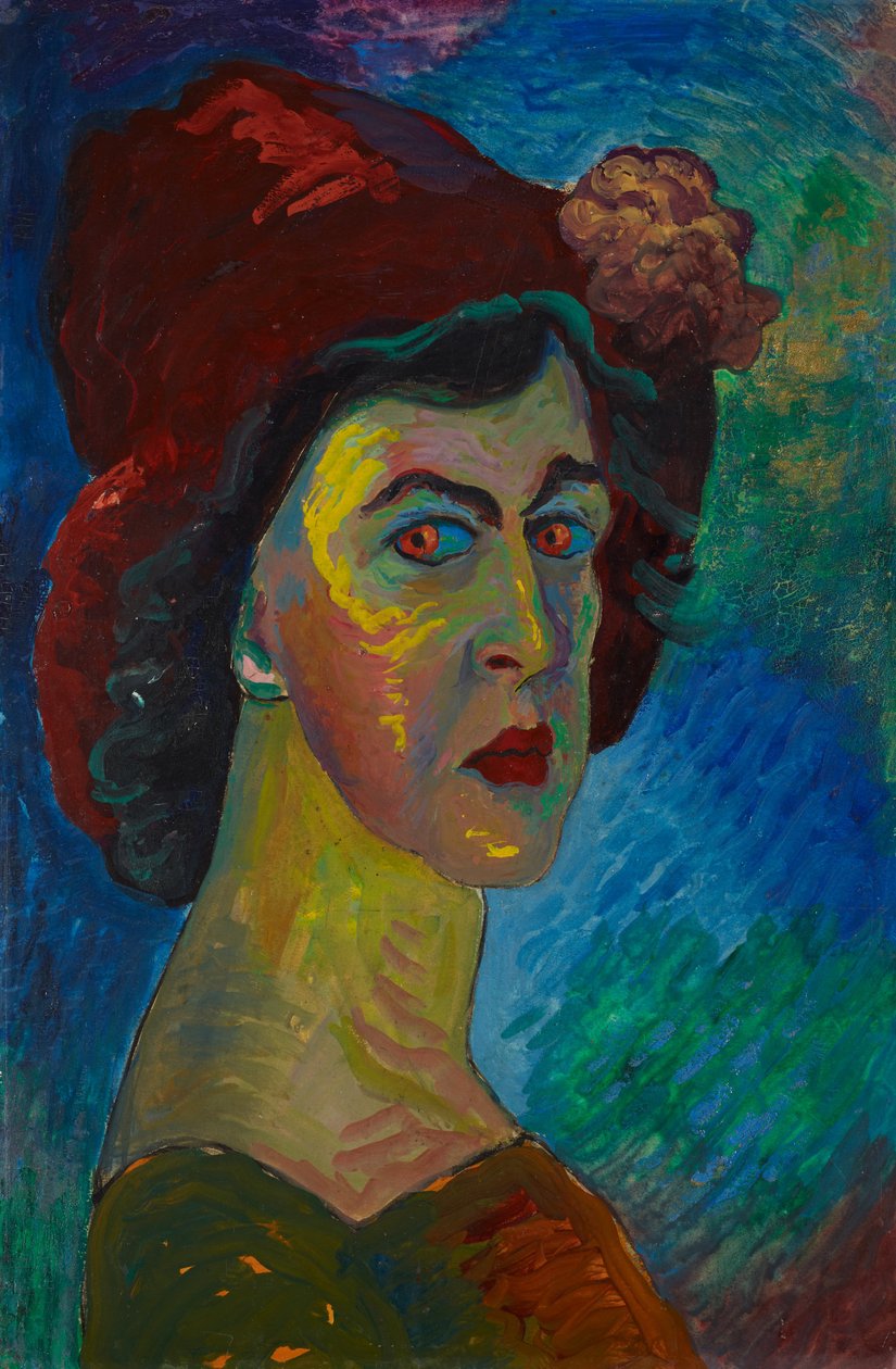 Selfportrait我 作者 玛丽安·冯·韦雷夫金