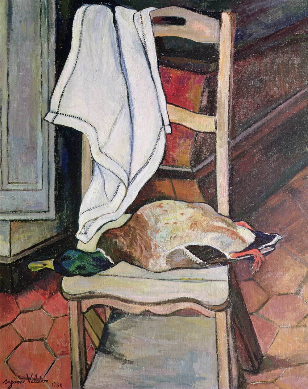 鸭子，1930年 作者 玛丽·克莱门汀（苏珊娜）瓦拉登