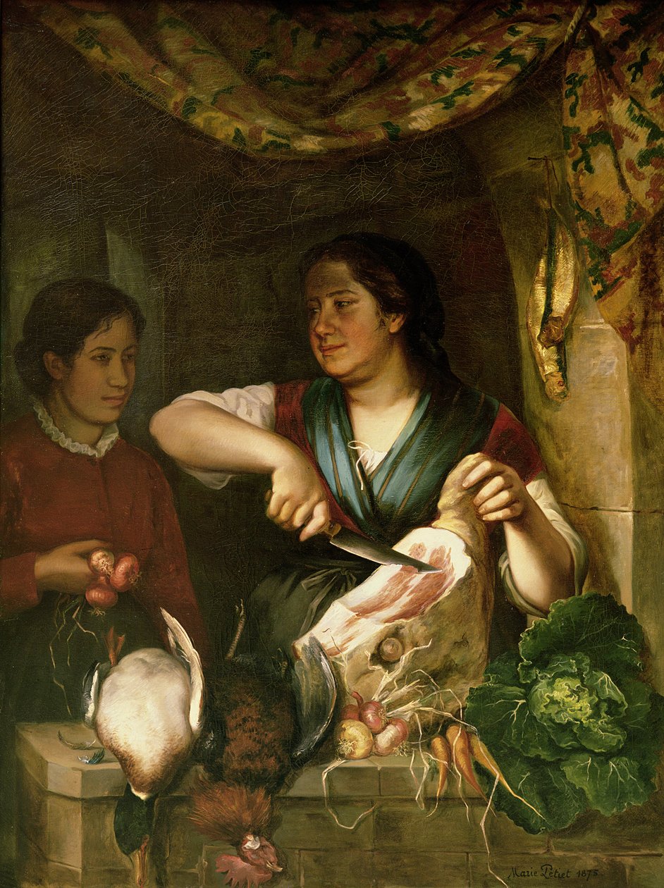 1875年的商人 作者 玛丽·彼得（Marie Petiet）