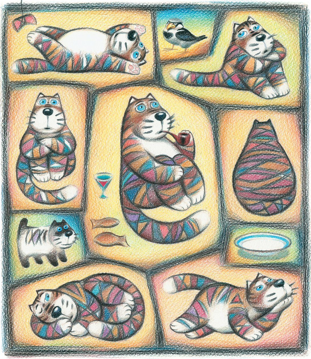 猫的一天 作者 玛丽娜·莱斯科娃