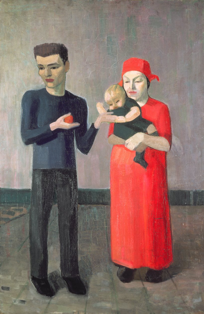 家庭组，c.1908-13 作者 马克·格特勒