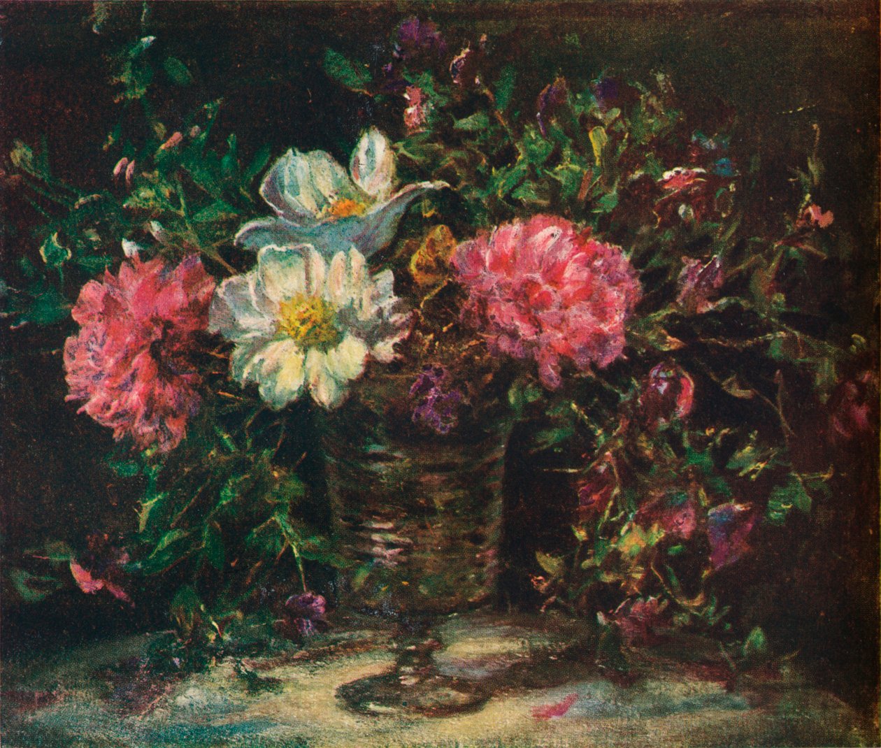 牡丹，c1919 作者 马克·费舍尔