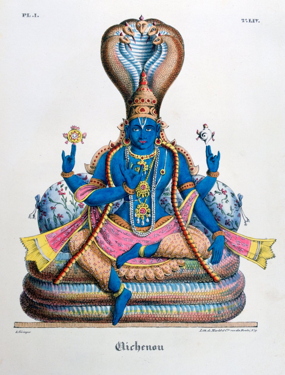 Hichenou，1828年 作者 Marlet et Cie