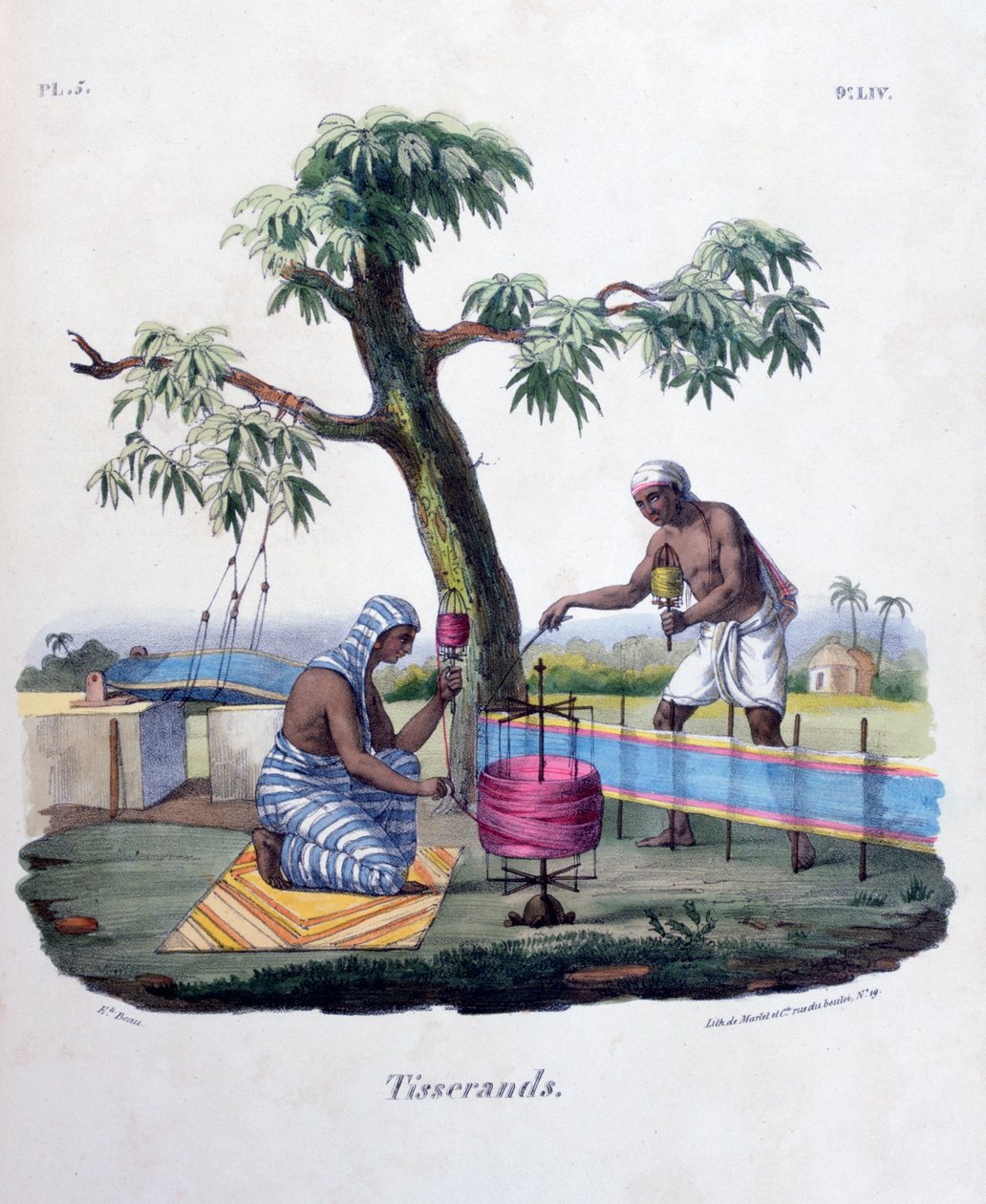 韦弗，1828年 作者 Marlet et Cie
