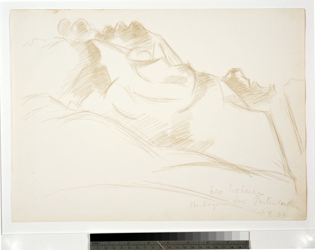 山风景，1933年 作者 马斯登·哈特利