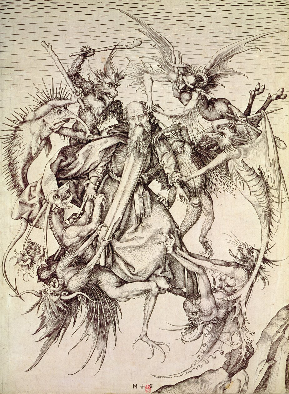 圣安东尼的诱惑 作者 马丁·尚高