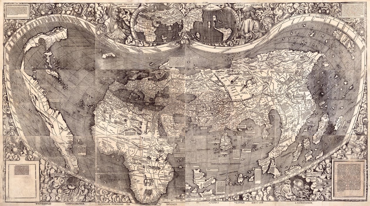 世界地图 作者 马丁·沃尔德西缪勒