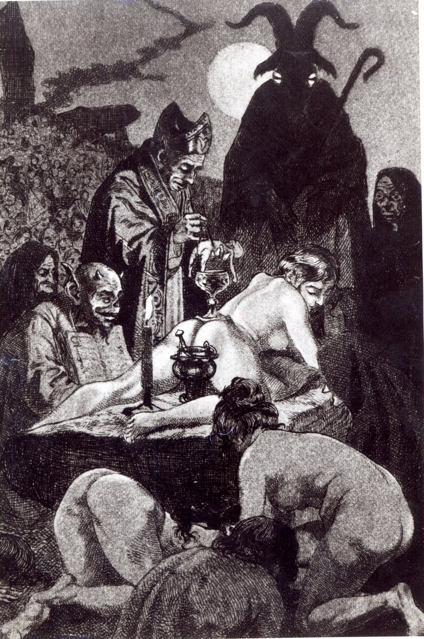 黑色弥撒，1911年 作者 马丁·范·梅勒