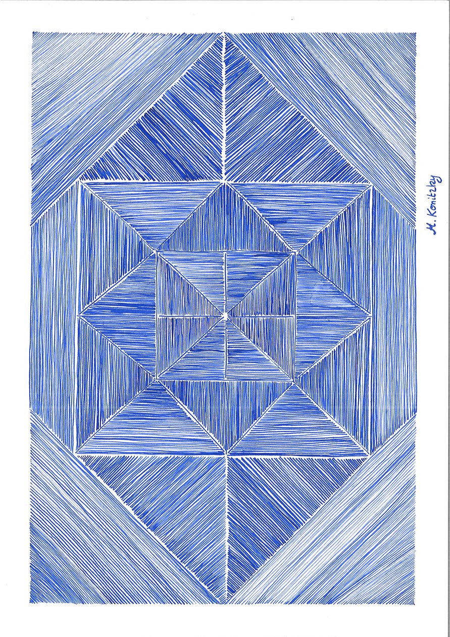 蓝色墨水 作者 玛蒂娜·柯尼兹基（Martina Konitzky）