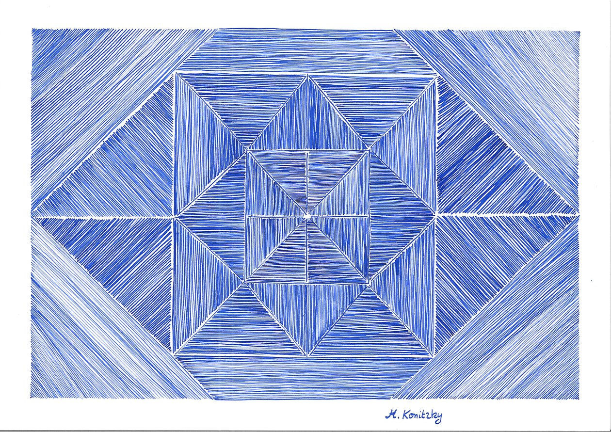 蓝色墨水 作者 玛蒂娜·柯尼兹基（Martina Konitzky）