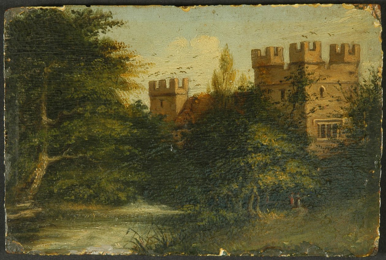 Yanwath Hall，c.1804 作者 玛丽·迪克森