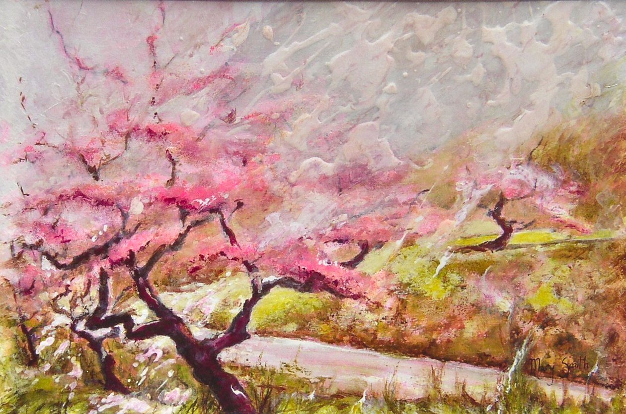 杏仁开花在山上 作者 玛丽·史密斯