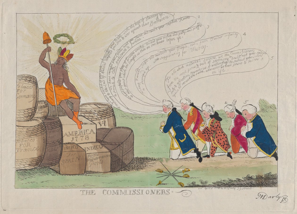 委员们，1778年4月1日。 作者 马修·达利