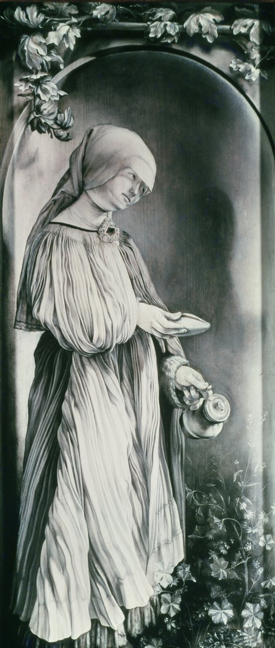 圣伊丽莎白（grisaille） 作者 马蒂亚斯·格鲁内瓦尔德