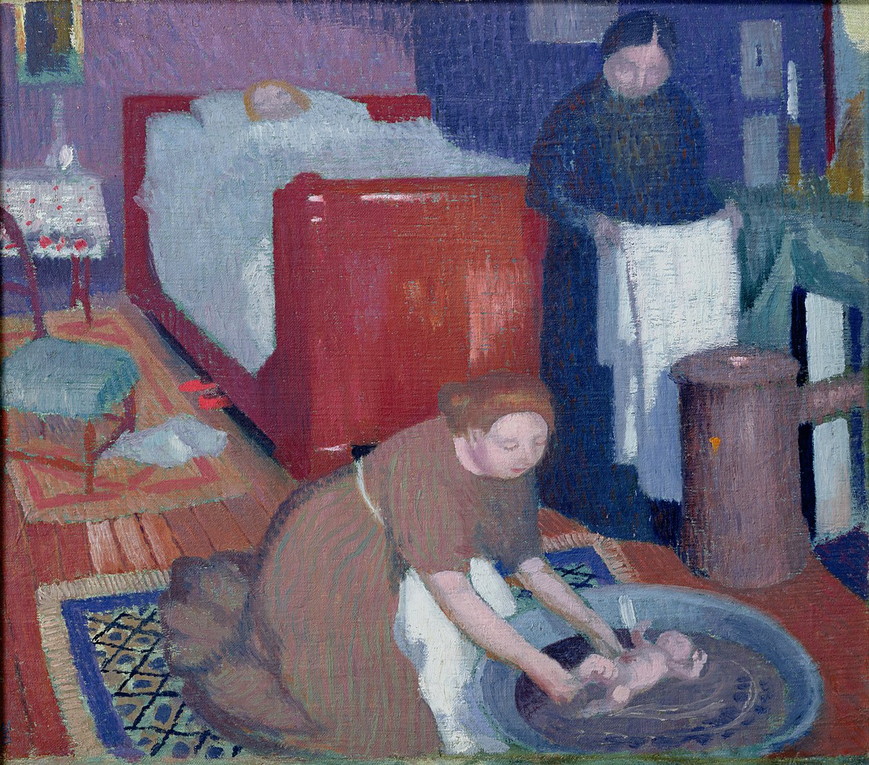 第一浴，1899年 作者 莫里斯·丹尼斯（Maurice Denis）