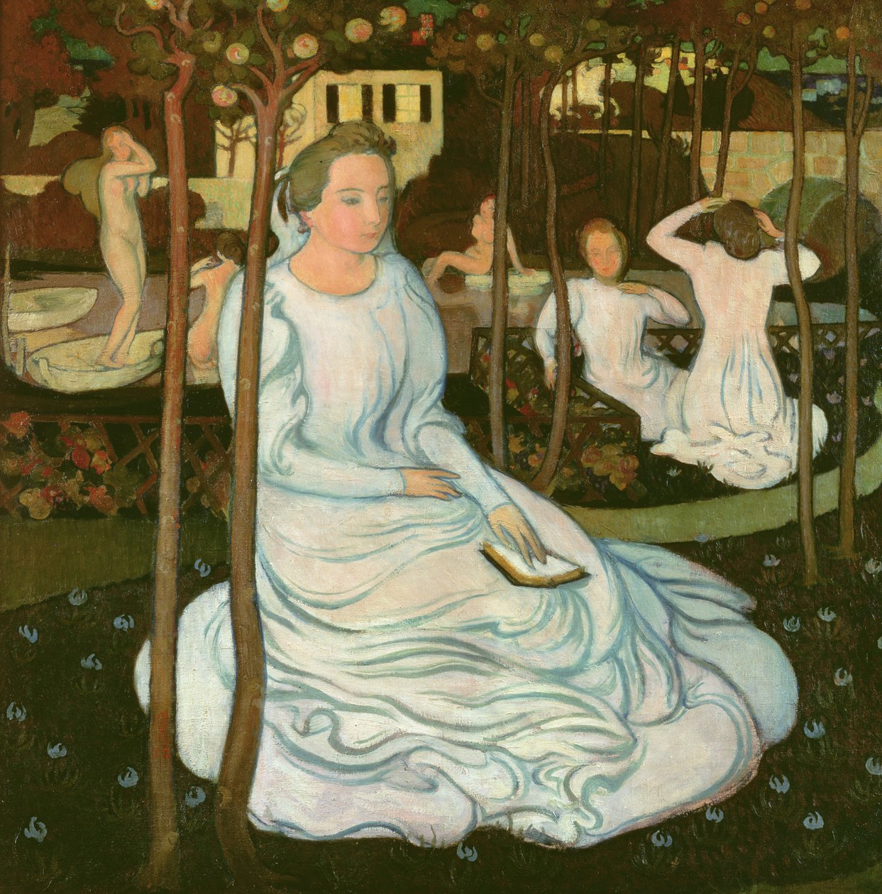 1893年智者处女的果园 作者 莫里斯·丹尼斯（Maurice Denis）