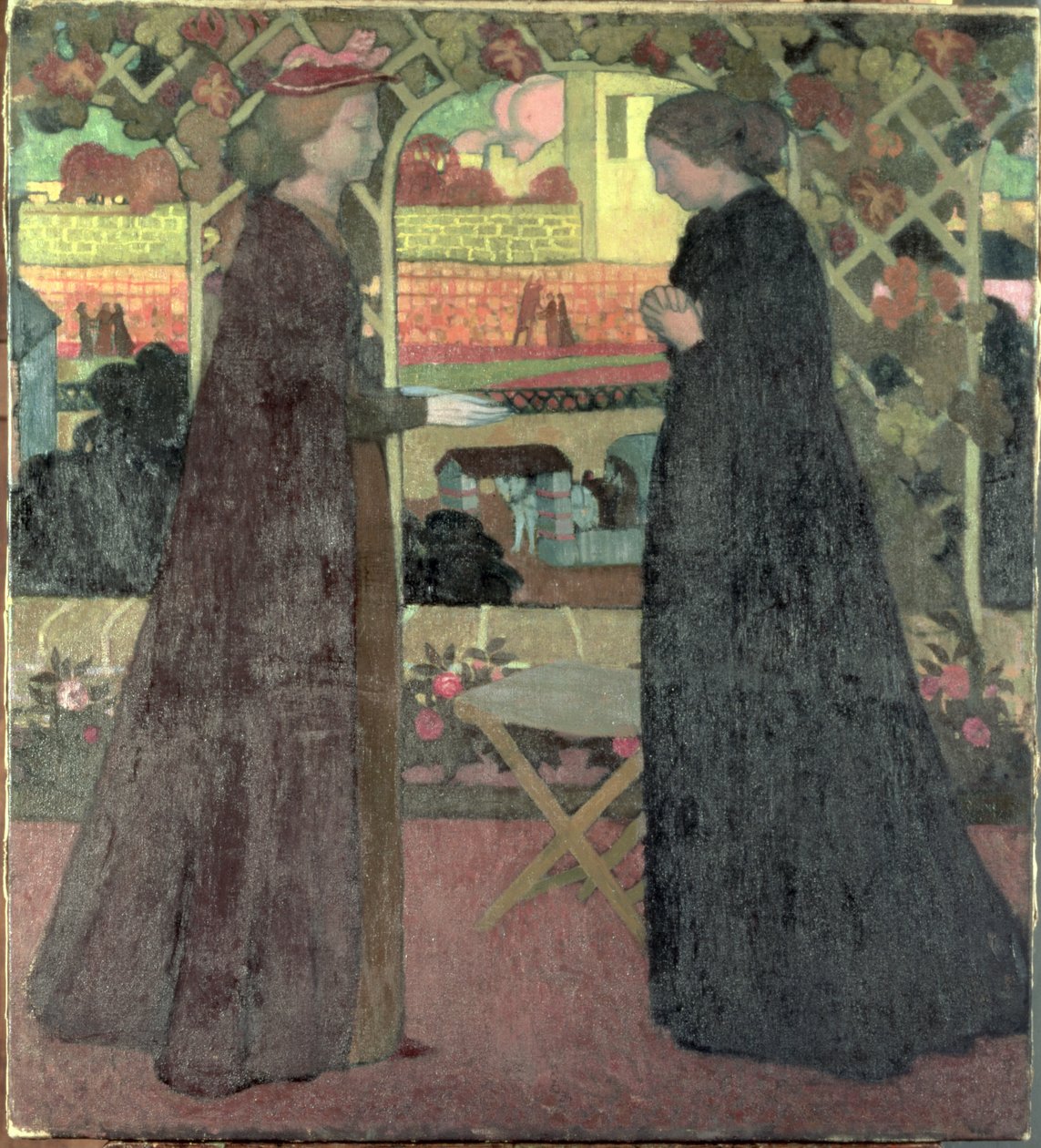 探视，1894年 作者 莫里斯·丹尼斯（Maurice Denis）