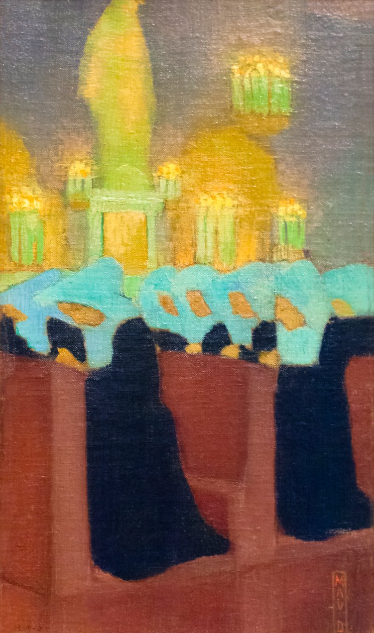 晨间弥撒 作者 莫里斯·丹尼斯（Maurice Denis）