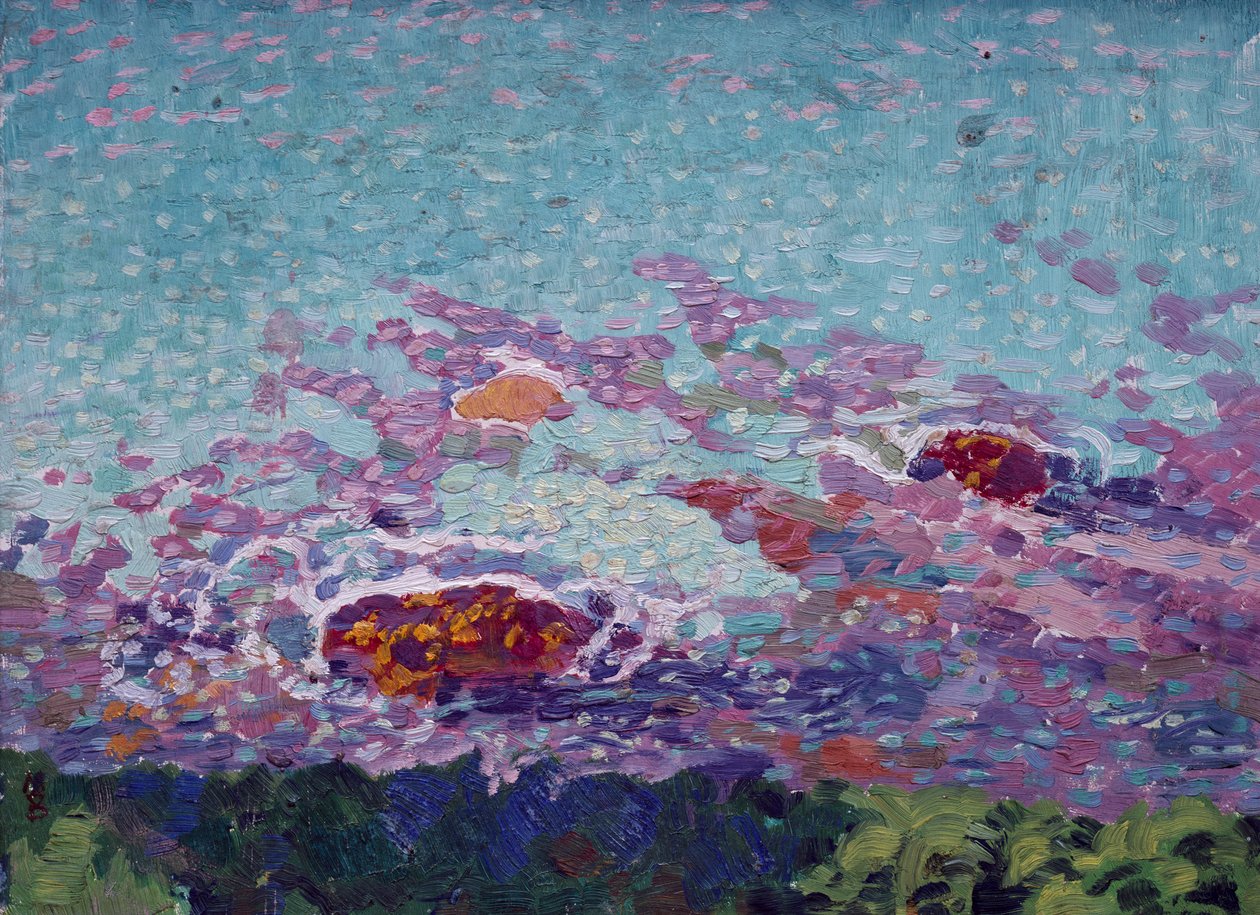 海洋海岸。 作者 莫里斯·丹尼斯（Maurice Denis）