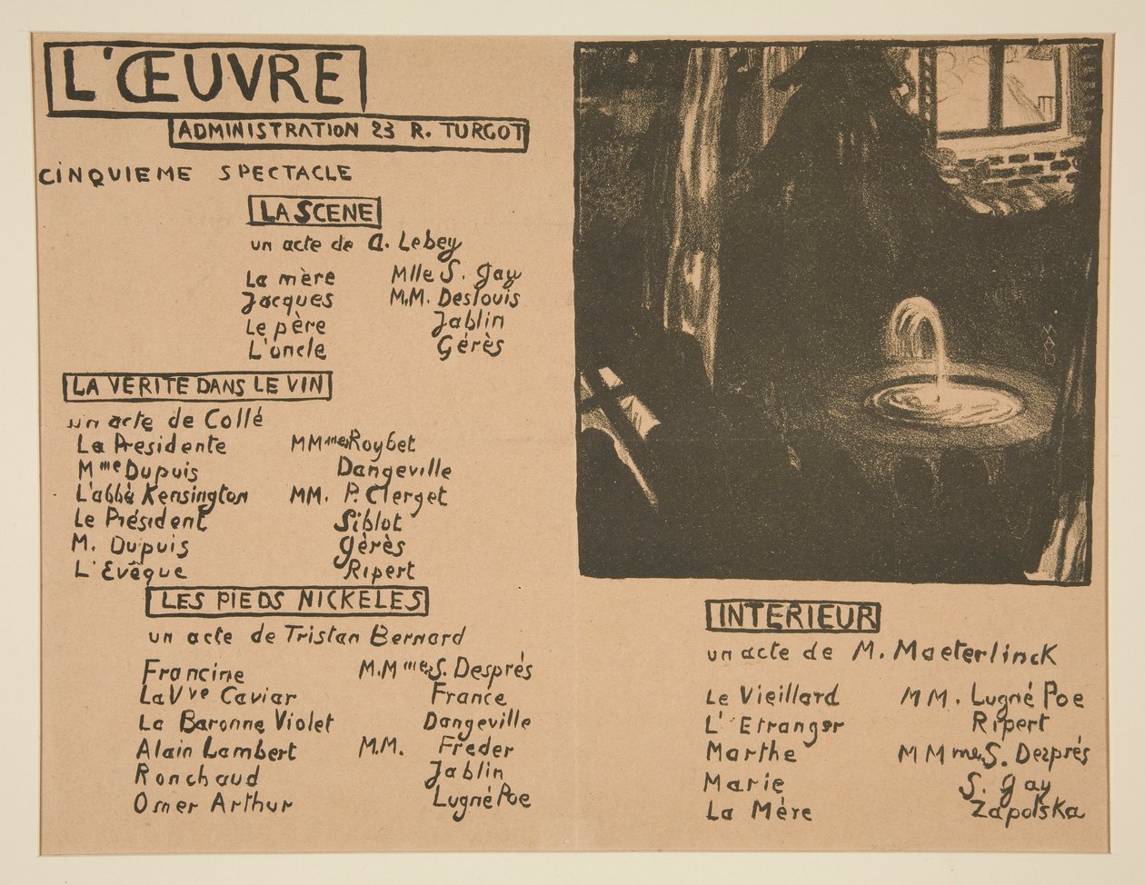 L 戏剧节目 作者 莫里斯·丹尼斯（Maurice Denis）