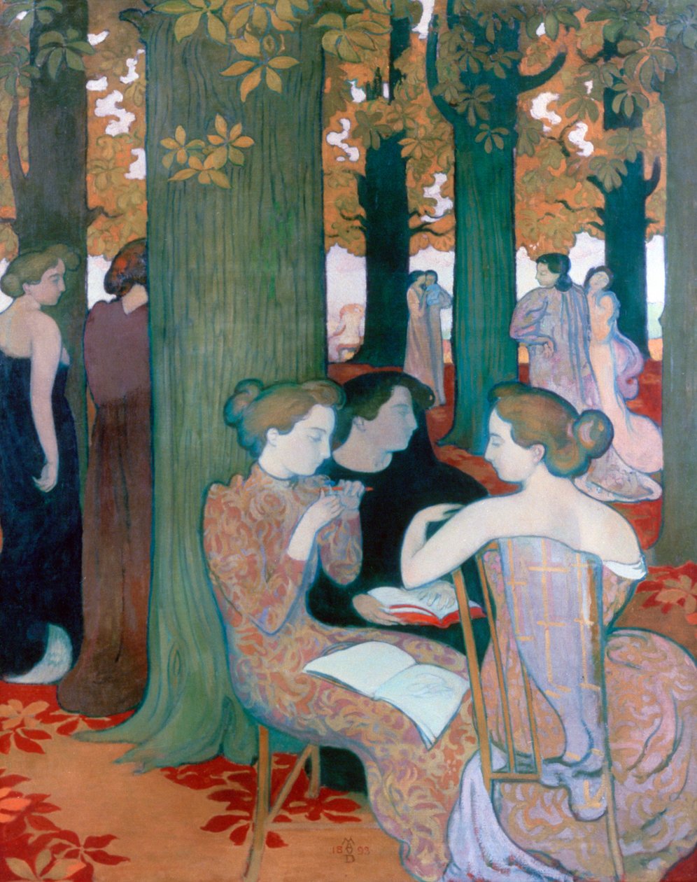 缪斯女神，1893年 作者 莫里斯·丹尼斯（Maurice Denis）
