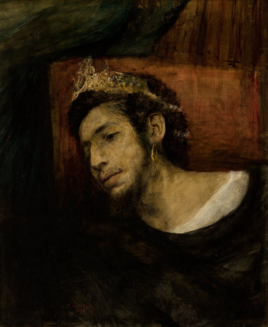 阿苏鲁斯（Ahasuerus），1876年 作者 莫里西·戈特利布