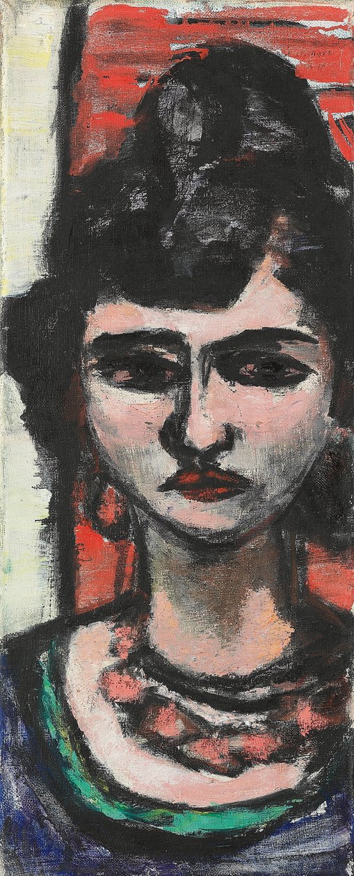 意大利女人； 意大利林 作者 马克斯·贝克曼