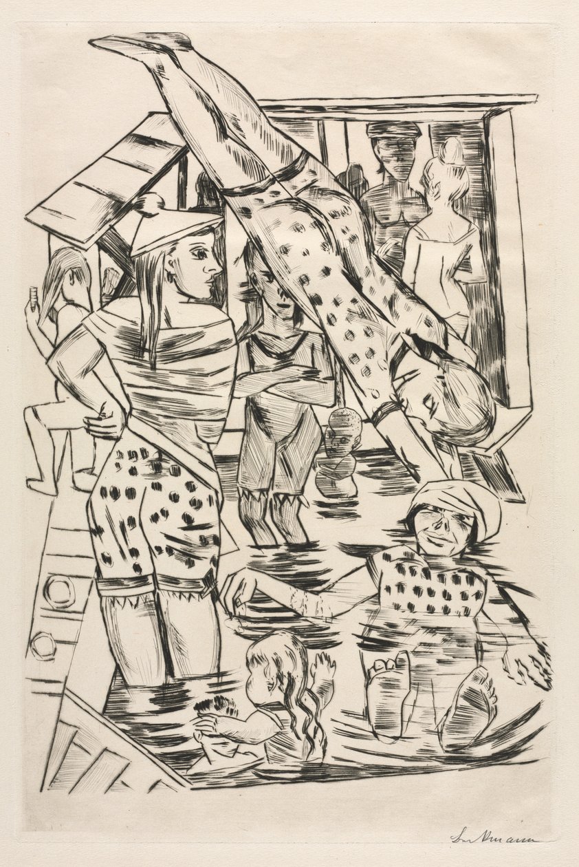 女浴室 作者 马克斯·贝克曼