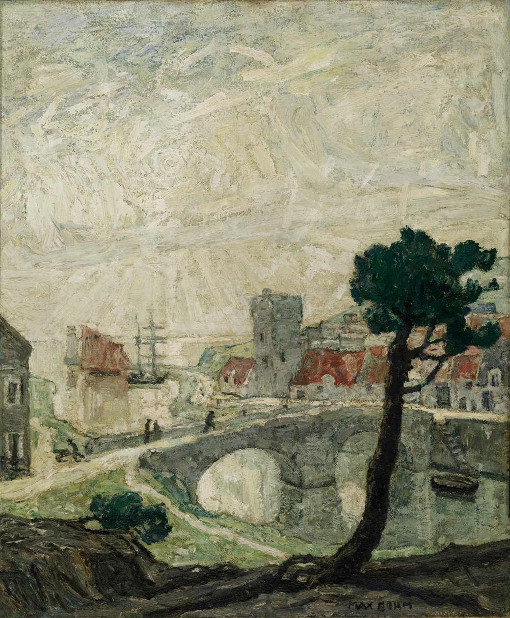 古代海港，1921年。 作者 最大玻姆
