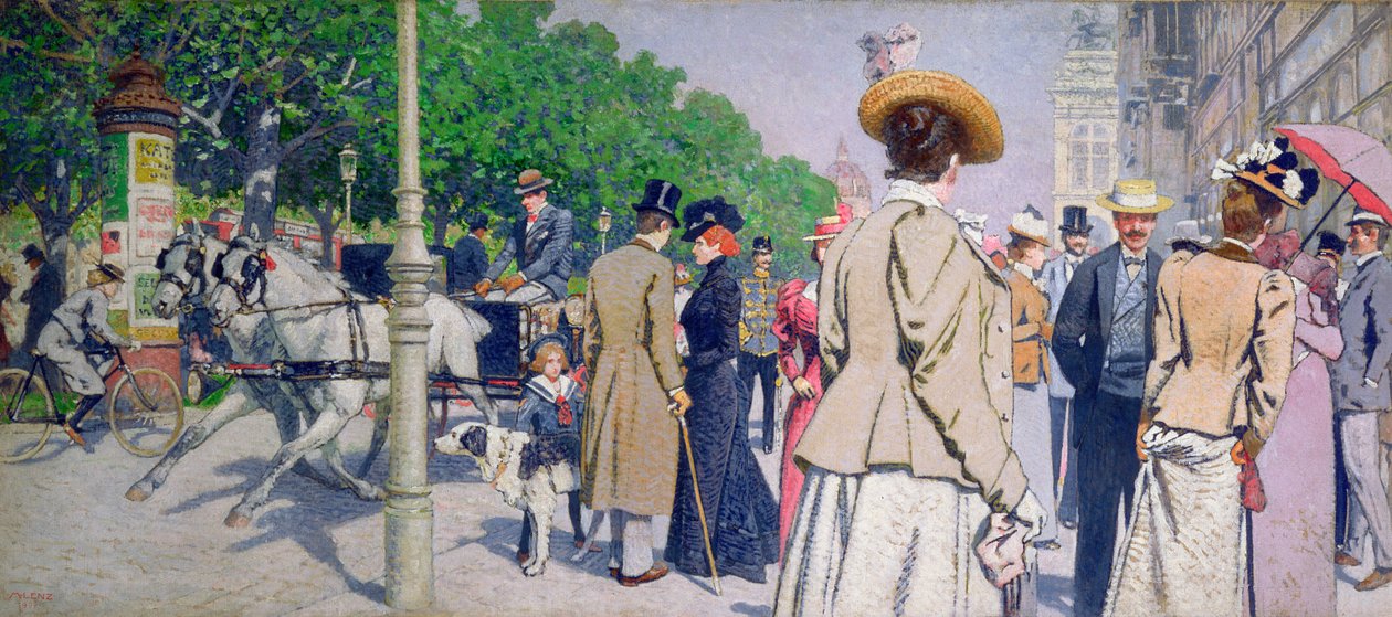 西尔克咖啡馆附近的场景 作者 马克西米利安·伦兹（Maximilian Lenz）